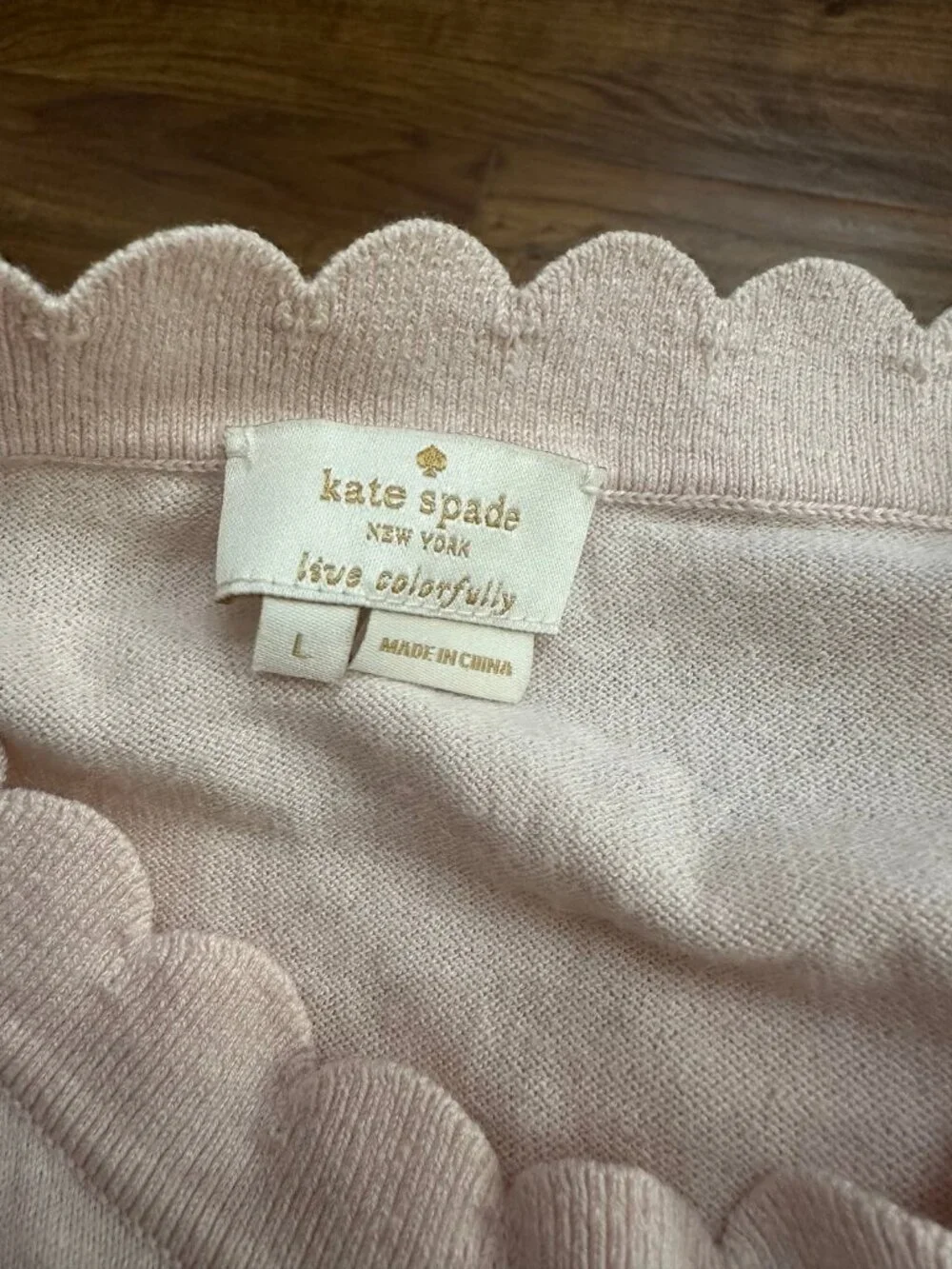 Kate Spade Rhinestone bow sweater